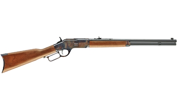 Picture of Winchester Guns Model 1873 Sporter 38 Special, 357 Mag 13+1 Cap 24" Octagon Barrel Color Case Hardened Rec Satin Oiled Walnut Fixed Pistol Grip Stock Right Hand (Full Size) 534228137