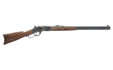 Picture of Winchester Repeating Arms Model 1873 Sporter, Lever Action Rifle, 45 Long Colt, 24" Octagon Barrel, Color Case Hardened Finish, Black Walnut Stock, Adjustable Rear Sight, 13 Rounds 534217141 048702006845
