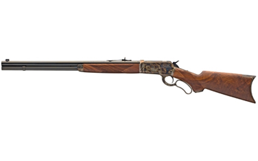 Picture of Winchester Repeating Arms Model 1886 Deluxe Full Size 45-70 Gov 8+1 24" Brushed Polish Blued Octagon Barrel, Color Case Hardened Steel Receiver, Satin Walnut Fixed w/Pistol Grip Stock 534227142