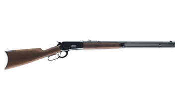 Picture of Winchester Repeating Arms Model 1886 Short Rifle Full Size 45-70 Gov 8+1 24" Brushed Polish Blued Sporter Barrel, Drilled & Tapped Steel Receiver, Grade I Satin Walnut Straight Grip Stock 534175142