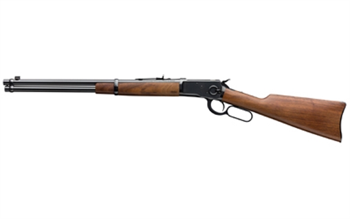 Picture of Winchester Repeating Arms Model 1892 Carbine Full Size 45 Colt (LC) 10+1 20" Brushed Polish Blued Sporter Barrel, Drilled & Tapped Steel Receiver, Satin Walnut Straight Grip Stock 534177141