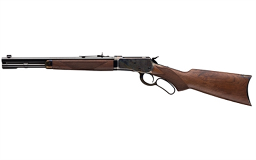 Picture of Winchester Repeating Arms 1892, Deluxe Trapper Takedown, Lever Action, 44 Magnum, 16" Octagon Barrel, Color Case Hardened Receiver, Blued Barrel, Walnut Stock, Marbles Front Sight with Semi Buckhorn Rear, 7 Rounds 534257124