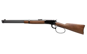 Picture of Winchester Repeating Arms 1892, Large Loop Carbine, Lever Action, 44-40 Winchester, 20" Round Barrel, Brushed Polish Blued, Walnut Stock, Large Loop Lever, Marbles Front Sight with Semi Buckhorn Rear, 10 Rounds 534190140