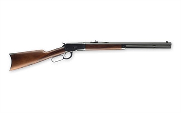 Picture of Winchester Repeating Arms Model 1892 Short Rifle Full Size 45 Colt (LC) 10+1 20" Brushed Polish Blued Sporter Barrel, Drilled & Tapped Steel Receiver, Satin Oiled Walnut Straight Grip Stock 534162141