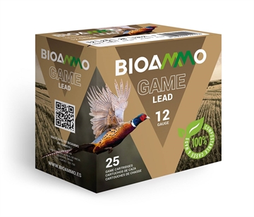 Picture of BIOAMMO Lead Game Pheasant Shotshells 12 ga 2-3/4" 1-1/4 oz 1250 fps #5 25/ct BL3650E