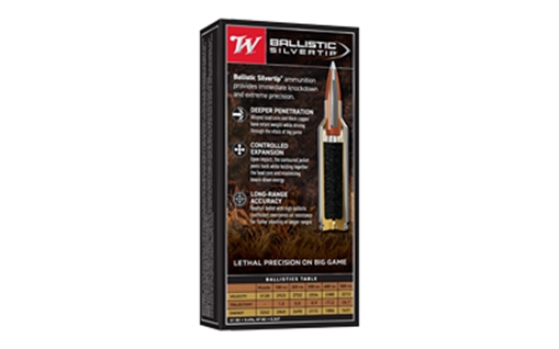 Picture of Winchester Ammo Ballistic Silvertip 270WSM 150gr Rapid Controlled Expansion Polymer Tip 20 Per Box/10 Case SBST2705A