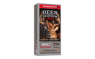Picture of Winchester Ammunition Deer Season XP, 350 Legend, 150 Grain, Extreme Point Poly Tip, 20 Round Box X350DS