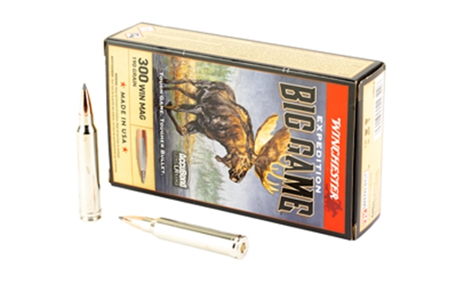 Picture of Winchester Ammo Expedition Big Game Long Range 300WinMag 190gr Nosler AccuBond Long Range 20 Per Box/10 Case S300LR