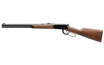 Picture of Winchester Guns Model 94 Short Rifle 450 Marlin Caliber with 7+1 Capacity, 20" Barrel, Brushed Polish Blued Metal Finish & Satin Black Walnut Fixed Straight Grip Stock Right Hand (Full Size) 534174160