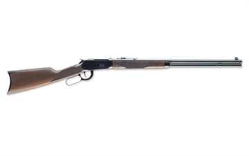 Picture of Winchester Guns Model 94 Sporter 30-30 Win Caliber with 8+1 Capacity, 24" Barrel, Brushed Polish Blued Metal Finish & Satin Black Walnut Fixed Straight Grip Stock Right Hand (Full Size) 534178114