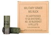 Picture of Winchester Winchester Military Grade Load 12 ga. 2.75 in. 9 Pellet Buckshot 00 25 rd. Q1544VP