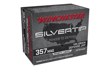 Picture of Winchester Ammo Silvertip 357Mag 145gr Silvertip Jacket Hollow Point 20 Per Box/10 Case W357ST