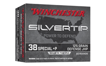Picture of Winchester Ammo Silvertip 38Special+P 125gr Silvertip Jacket Hollow Point 20 Per Box/10 Case W38PST