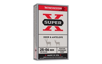 Picture of Winchester Ammo Super X 25-06Rem 120gr Positive Expanding Point 20 Per Box/10 Case X25062