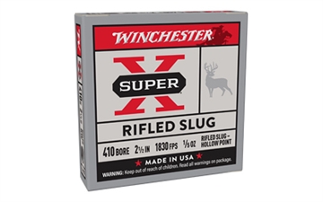 Picture of Winchester Ammo Super X 410Gauge 2.50" 1/5oz Rifled Slug Shot 5 Per Box/50 Case X41RS5