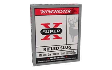 Picture of Winchester Ammo Super X 410Gauge 3" 1/4oz Rifled Slug Shot 5 Per Box/50 Case X413RS5