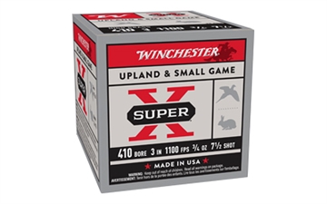 Picture of Winchester Ammo Super X Heavy Game Load High Brass 410Gauge 3" 3/4oz 7.5Shot 25 Per Box/10 Case X413H7