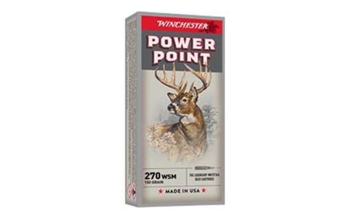 Picture of Winchester Super-X Power Point Rifle Ammunition .270 WSM 150 gr. PSP 3150 fps 20/ct X270WSM