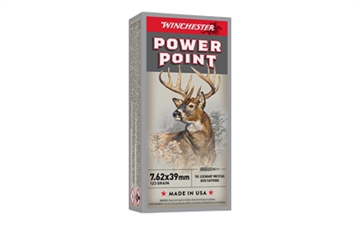 Picture of Winchester Ammunition Super-X, 762x39, 123 Grain, Power Point, 20 Round Box X76239