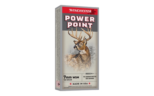 Picture of Winchester Super-X Power Point Rifle Ammunition 7mm WSM 150 gr. PSP 3200 fps 20/ct X7MMWSM