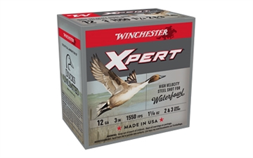Picture of Winchester Ammunition Super-X XPERT HV, 12 Gauge 3", #2 Shot, 1 1/8 oz, Steel Shot, 25 Round Box WEX12323
