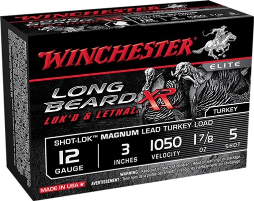 Picture of WINCHESTER LONG BEARD XR AMO 12GA 3IN 1 7/8OZ #5 1050FPS 10RD (10 BOX CASE) STLB123M5