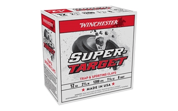 Picture of Winchester Ammo Super-Target Heavy 12Gauge 2.75" 1 1/8oz 8Shot 25 Per Box/10 Case TRGT12M8