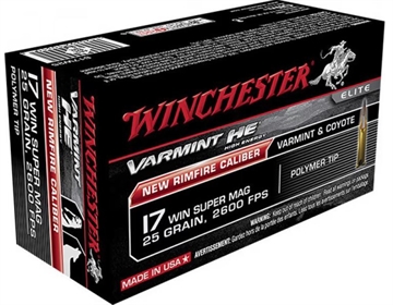 Picture of Winchester Ammo Super X 17WSM 25gr Jacketed Hollow Point 50 Per Box/10 Case X17W25