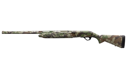 Picture of Winchester Repeating Arms SX4 Waterfowl Hunter, Semi-automatic Shotgun, 12 Gauge 3" Chamber, 28" Barrel, Woodland Camo Finish, Synthetic Stock, TruGlo Fiber Optic Front Sight, Includes 3 Choke Tubes - F, M, IC, 4 Rounds 511289392