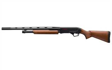 Picture of Winchester Repeating Arms SXP Compact, Pump Action Shotgun, 12 Gauge 3" Chamber, 26" Ribbed Barrel, Matte Finish, Black, Wood Stock, Bead Front Sight, Includes 3 Choke Tubes - F, M, IC, 5 Rounds 512271391