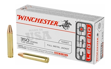 Picture of Winchester Ammo USA 350Legend 145gr Full Metal Jacket 20 Per Box/10 Case USA3501