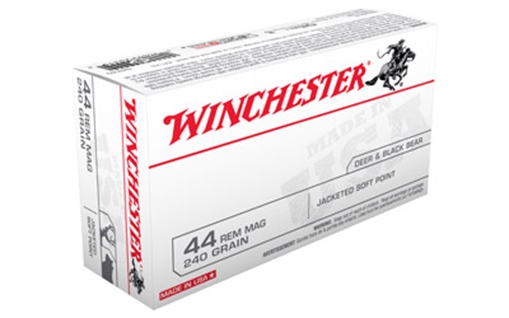 Picture of Winchester Winchester USA Pistol Ammo 44 Rem Mag 240 gr. Jacketed Soft Point 50 rd. Q4240