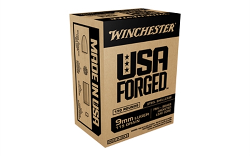 Picture of Winchester Ammunition USA Forged, 9MM, 115 Grain, Full Metal Jacket, 1000 Round Case WIN9SK