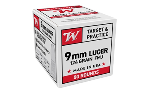 Picture of Winchester Ammunition USA WHITE BOX W9MM12450