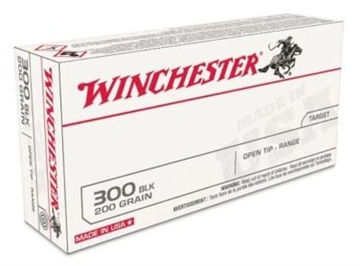 Picture of Winchester Ammo USA 300Blackout 200gr Open Tip Range Subsonic 60 Per Bx/4 Case *Value Pack USA300BXVP