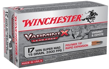 Picture of Winchester 17 WSM 15GR POLYMER TIP RAPID EXPANSION 50/BOX X17W15PLF
