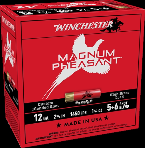 Picture of WINCHESTER 12 GA 2-3/4"  5 & 6 MAGNUM PHEASANT 1-3/8 OZ 25RD/BX 10BX/CS MP1256 020892030305