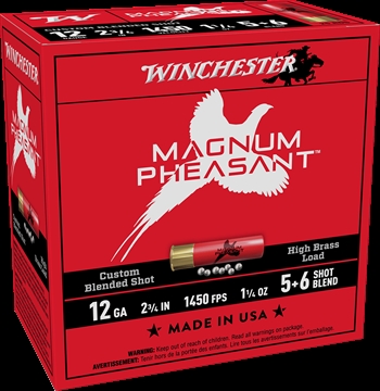 Picture of WINCHESTER 12 GA 2-3/4"  5 & 6 MAGNUM PHEASANT 1-3/8 OZ 25RD/BX 10BX/CS MP1256 020892030305