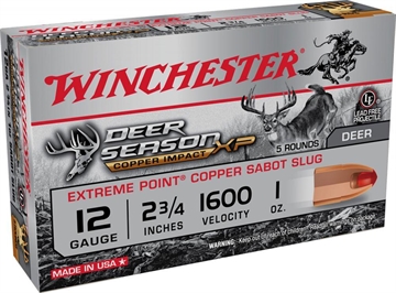 Picture of WINCHESTER 12G 2-3/4" DEER SSN LF X12DSLF