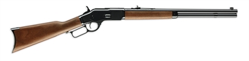 Picture of Winchester Repeating Arms Model 1873 Short Rifle 44-40 Win 10+1 20" Blued Round Barrel, Rifle-Style Forearm & Cap, Walnut Straight Grip Stock w/Crescent Buttplate, Steel Loading Gate 534200140