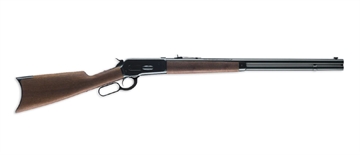 Picture of Winchester Repeating Arms Model 1886 Short Rifle 45-90 Win 8+1 24" Brushed Polish Blued Sporter Barrel, Drilled & Tapped Steel Receiver, Grade I Satin Walnut Straight Grip Stock 534175171