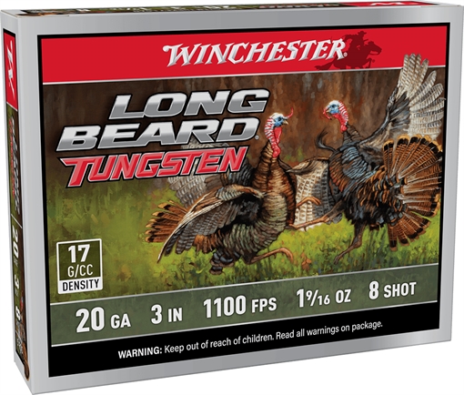Picture of WINCHESTER 20 GA 3"  8 LONG BEARD TS17 1-9/16 OZ 5RD/BX 10BX/CS LBT2038
