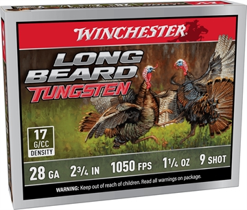 Picture of WINCHESTER 28 GA 2-3/4" #9 LONG BEARD TS17 1-1/4 OZ 5RD/BX 10BX/CS LBT289