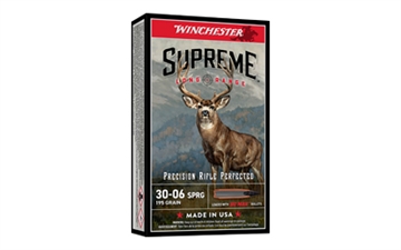 Picture of Winchester Supreme Long Range Rifle Ammunition .30-06 Sprg 195gr PT 2570 fps 20/ct S3006BC