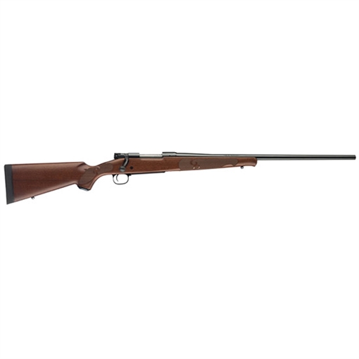 Picture of Winchester Guns 535200217 Model 70 Featherweight 243 Win Caliber with 5+1 Capacity, 22" Barrel, Brushed Polish Blued Metal Finish & Satin Walnut Fixed Feather Checkered Stock Right Hand (Full Size) 535200212