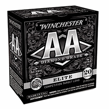 Picture of Winchester Ammo AA Diamond Grade Elite Trap 20Gauge 2.75" 7/8oz 7.5Shot 25 Per Box/10 Case AADG207