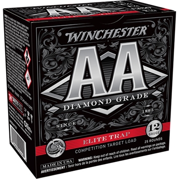 Picture of Winchester Ammo AA Diamond Grade Elite Trap 12Gauge 2.75" 1 1/8oz 7.5Shot 25 Per Box/10 Case AADGHA127