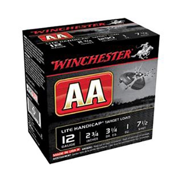 Picture of Winchester Ammo AA Lite Handicap Target 12Gauge 2.75" 1oz 7.5Shot 25 Per Box/10 Case AAHLA127