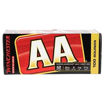Picture of Winchester Ammo AA Super Handicap Heavy Target 12Gauge 2.75" 1 1/8oz 7.5Shot 100 Bx/2 Case *Value Pack AAHA127VP