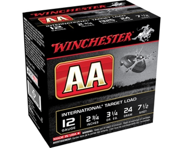 Picture of Winchester Ammo AA International Target 12Gauge 2.75" 7.5Shot 25 Per Box/10 Case AANL127
